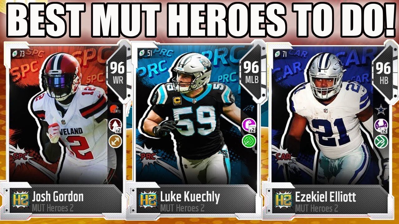 BEST MUT HEROES TO DO! MUT HEROES 2 BEST CHOICES AND SLEEPERS! | MADDEN 18 ULTIMATE TEAM
