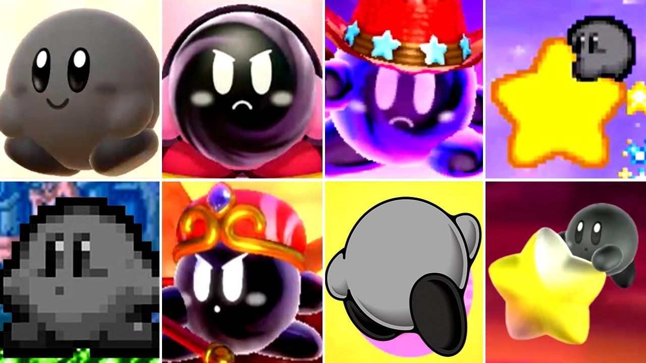 Evolution of Shadow Kirby in Kirby Games (2004-2023)