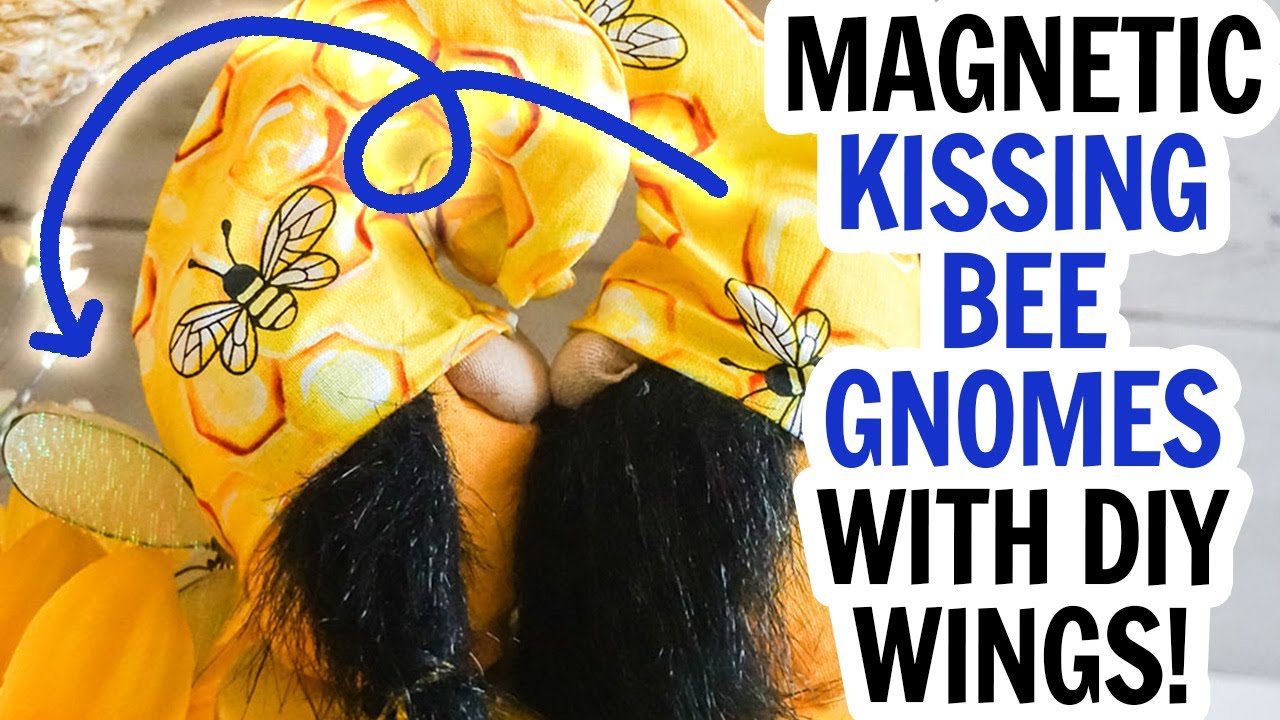 Mini Kissing Bee Gnome Pattern with DIY Wings - DON'T MISS THESE!