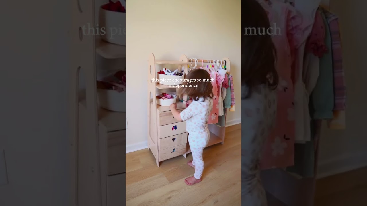 Montessori Wardrobe for Toddlers | Encouraging Independence 👗🌿