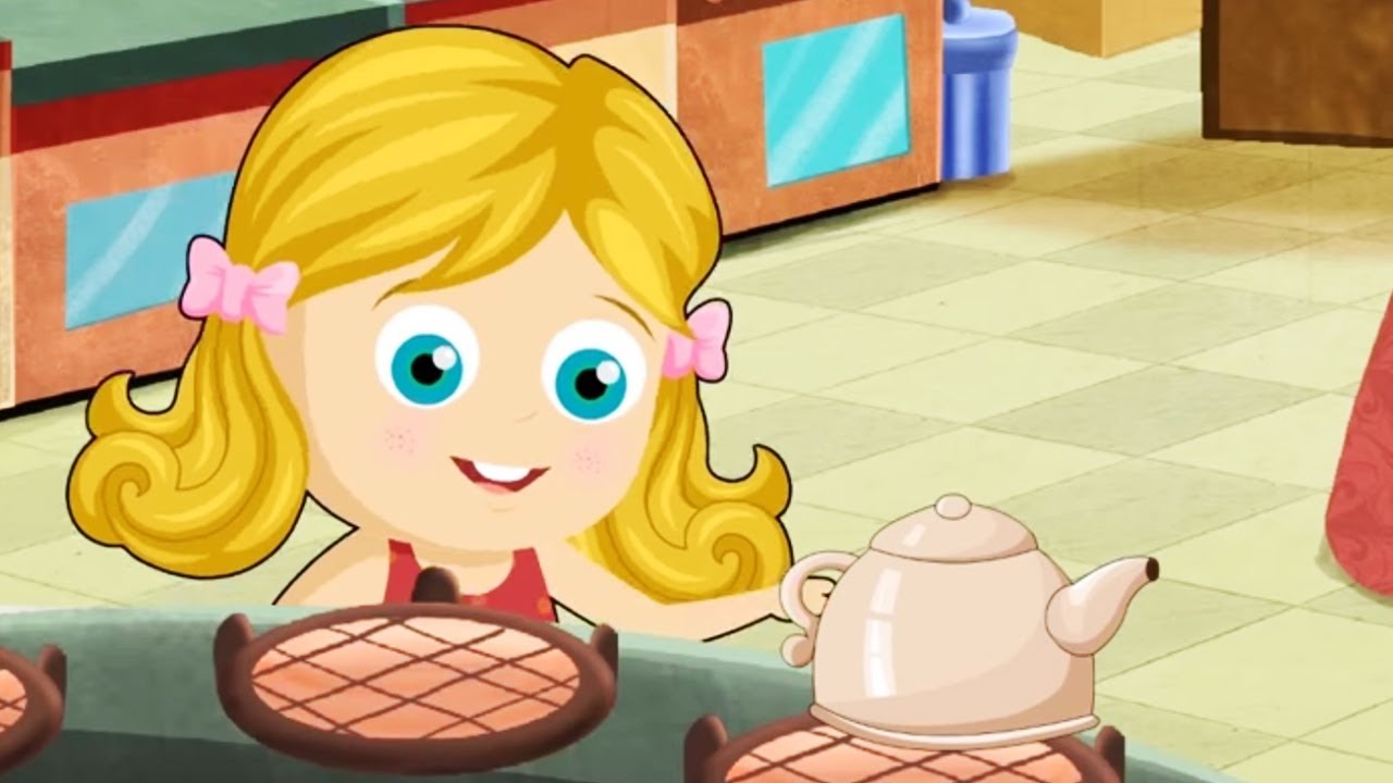 Nursery Rhymes for Chi... : Polly Put The Kettle On - Nursery Rhyme | HooplaKidz TV