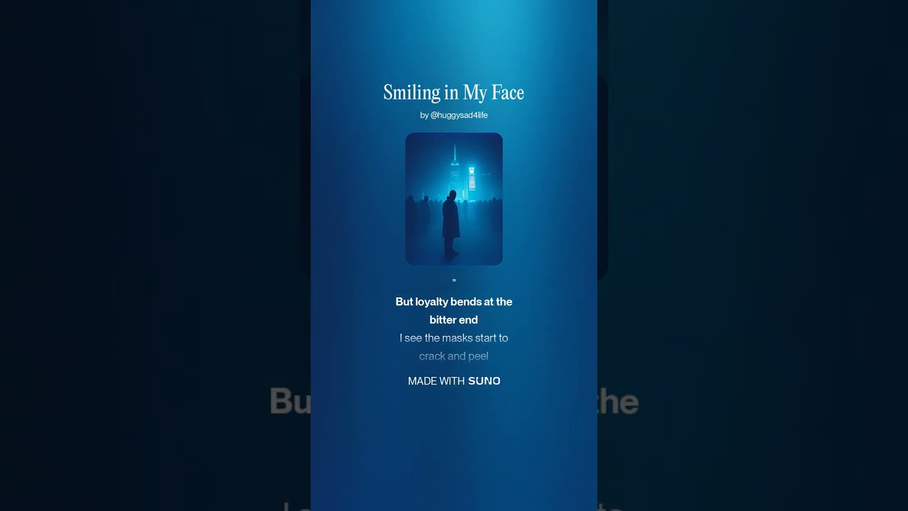 Smiling in My Face#aimusic #sunoai #music