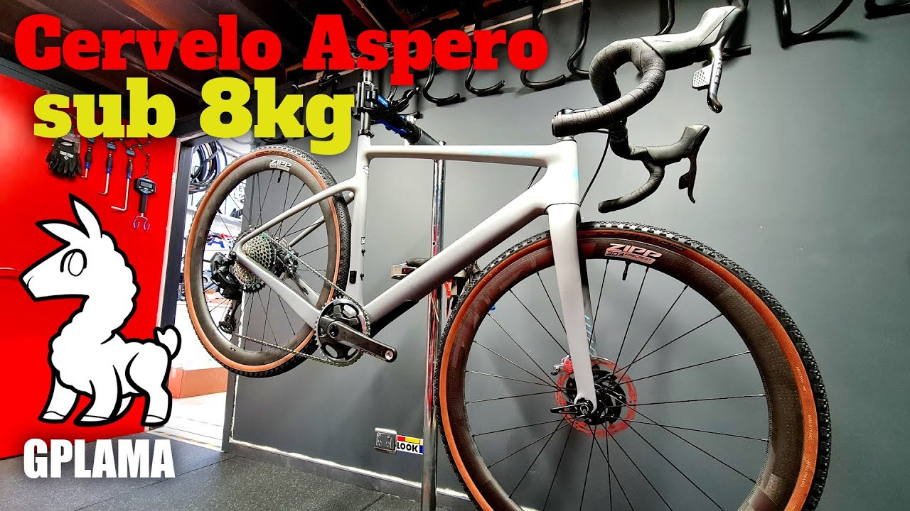 Sub 8kgs 2020 Cervélo Áspero Gravel bike Sram AXS Mullet Zipp 303 Firecrest Dream build