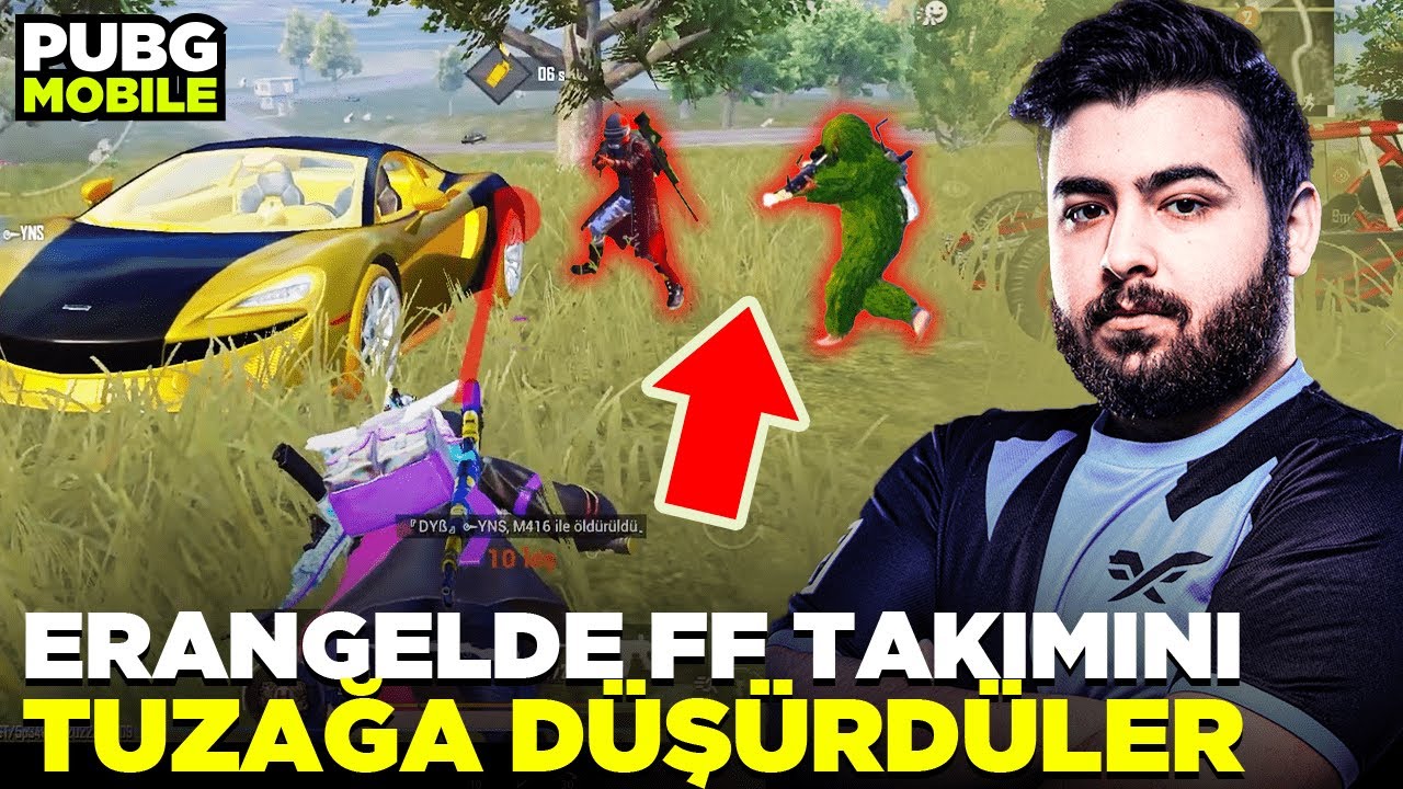ERANGELDE FF TAKIMINI TUZAĞA DÜŞÜRDÜLER!? - PUBG Mobile
