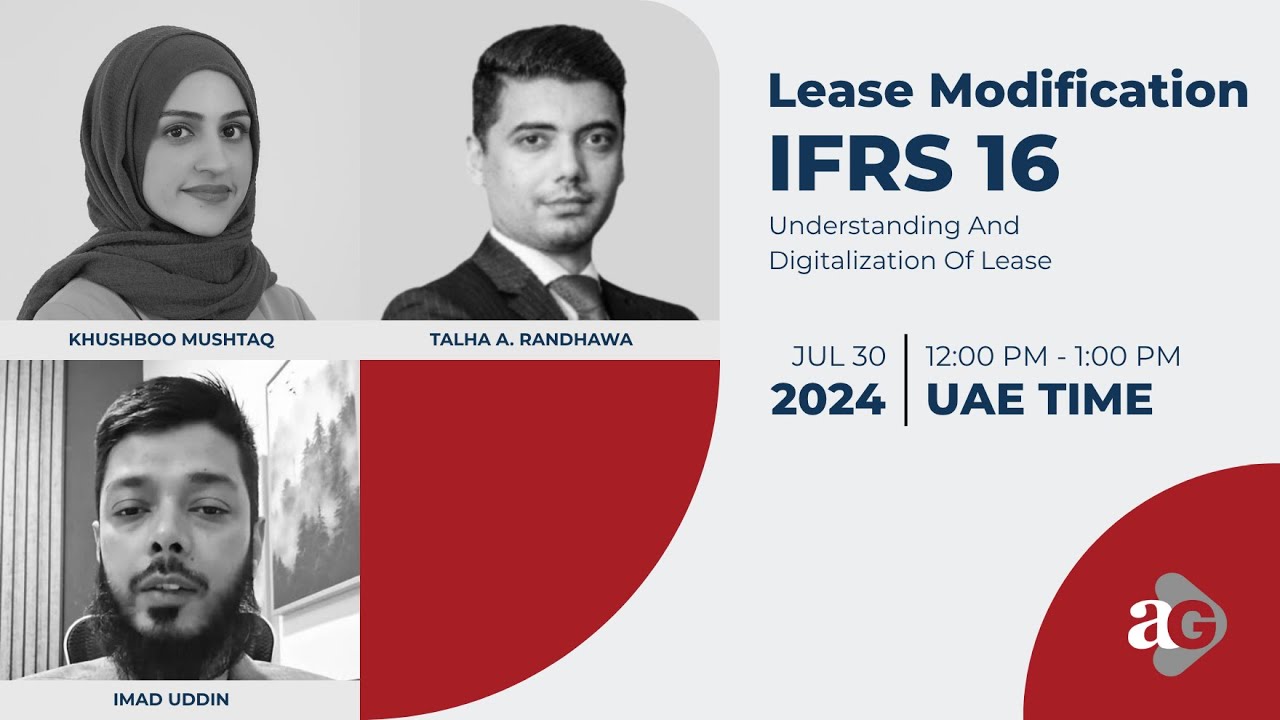 IFRS 16 : Understanding Leases and Lease Modifications | Webinar | athGADLANG | 2024
