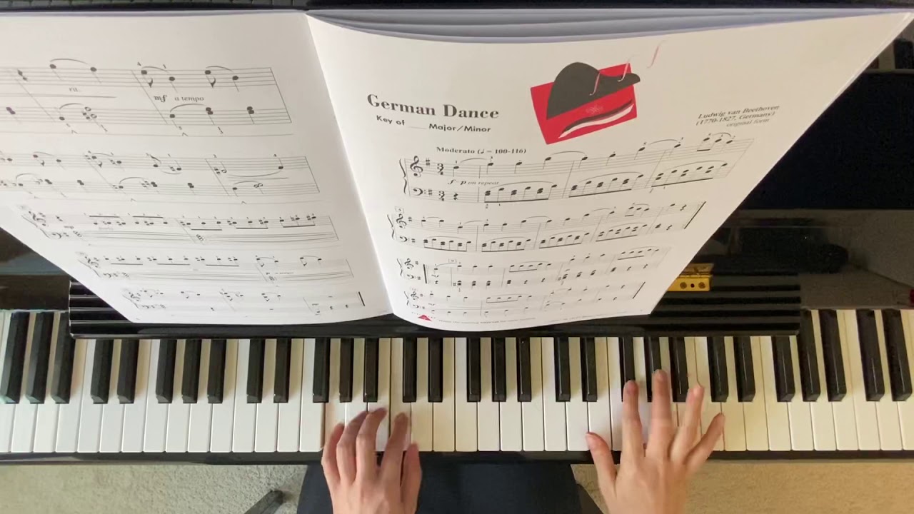 “ German Dance” Piano Adventure Performance Book Level 3B