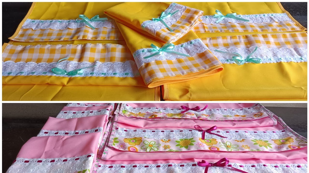 kits de cozinha de Oxford com tricoline