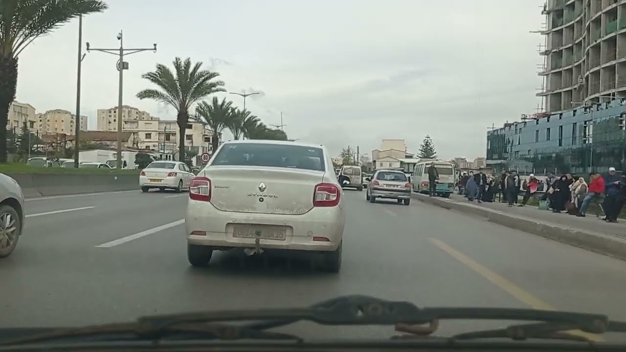 Driving in Algiers - From Said Hamdine to El Madania