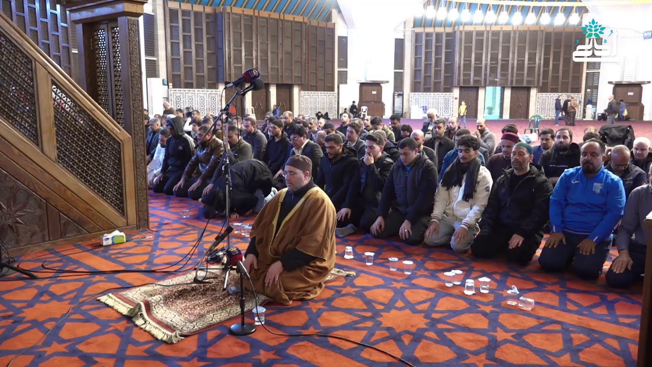 صلاتي العشاء والتراويح من مسجد الملك المؤسس طيب الله ثراه في العاصمة عمان 16-3-2026م 🙏