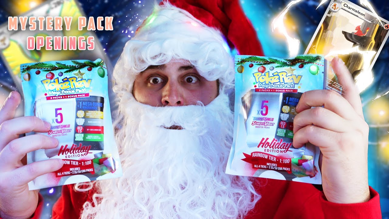 I Spent 160 Dollars on PokeRev Holiday Mystery Packs and Got THIS!