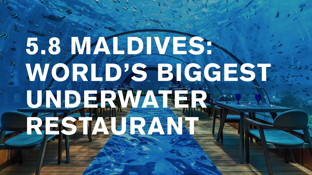 Underwater restaurant 5.8 Hurawalhi: the largest in the world [5 stars Maldives]