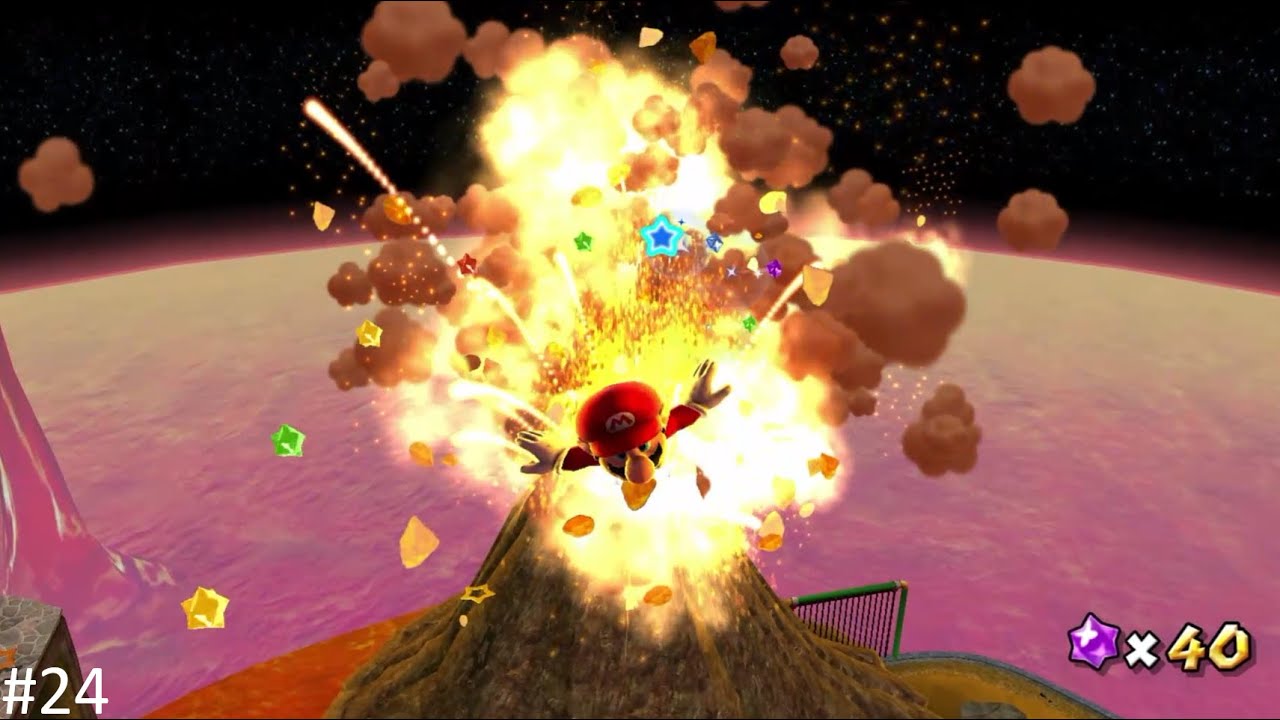 Super Mario Galaxy Part 24: Die Feuereruptionen(-Galaxie) lässt Mario leiden
