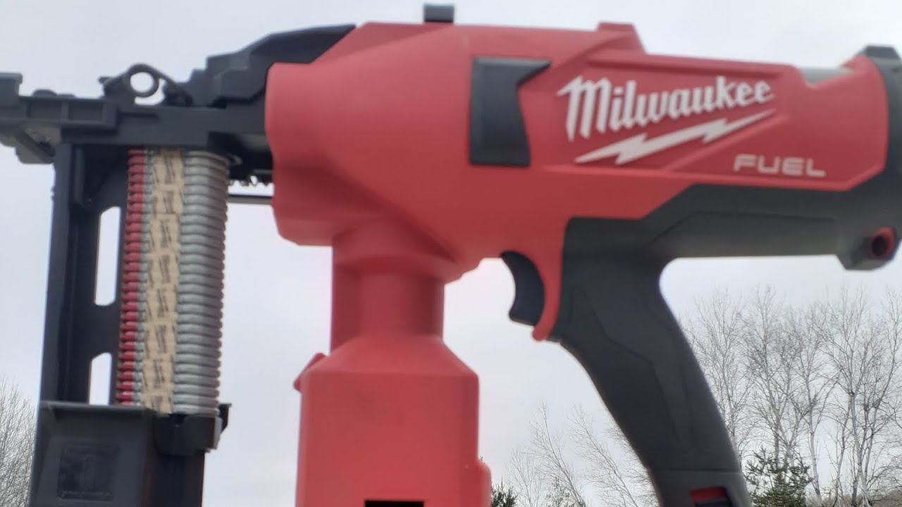 M18 Milwaukee FUEL UTILITY FENCING STAPLER demo