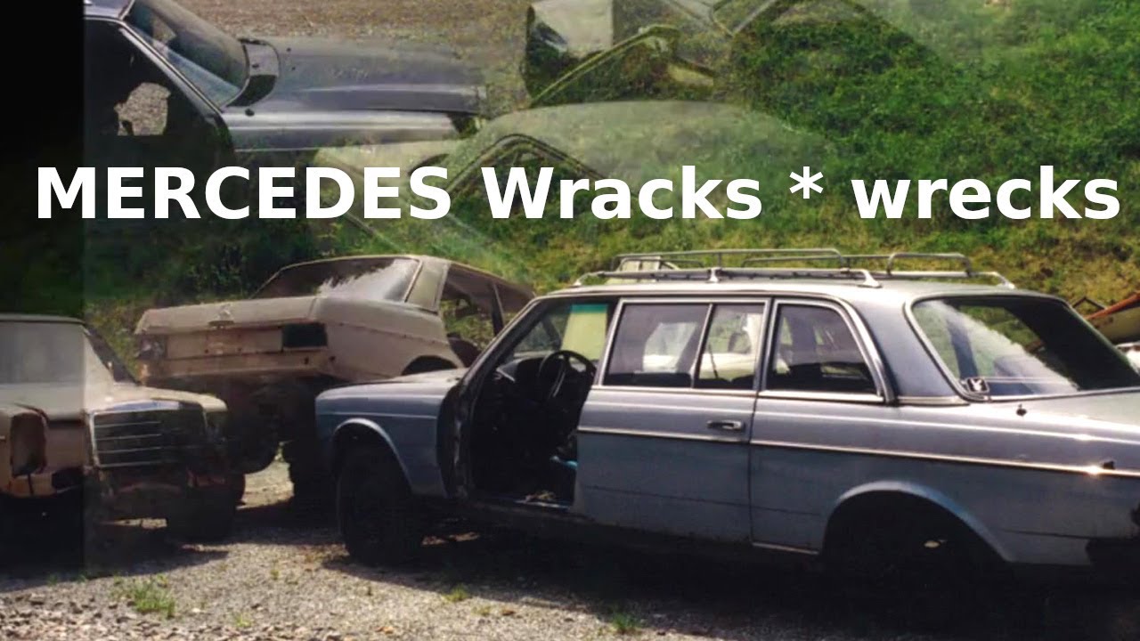 Abandoned Worlds MERCEDES car wrecks Austria 1996 * MERCEDES Autowracks in &Ouml;sterreich