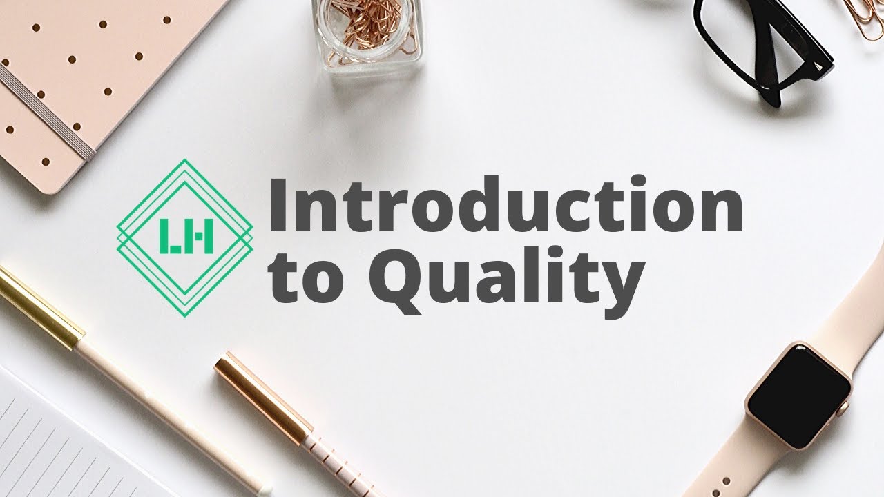 Introduction To Quality| Micro-series| L-3 What is the definition of Quality?