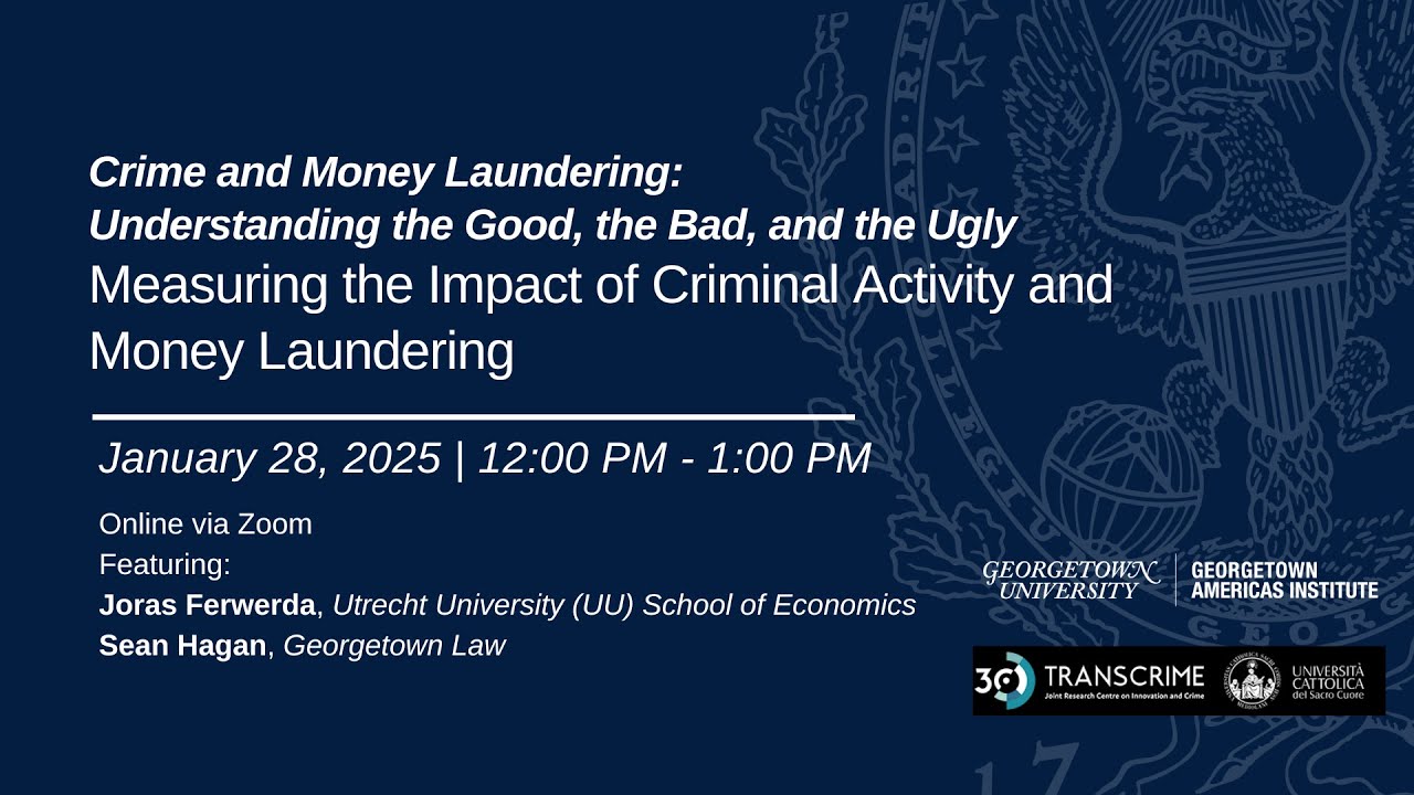 Crime and Money Laundering: Measuring the Impact of Criminal Activity and Money Laundering