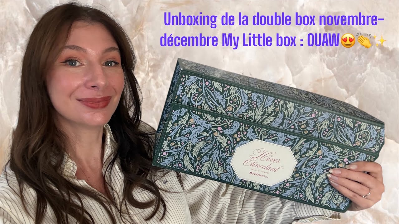 Unboxing de la My little box: un hiver étincelant. 150€ de produits pour -30€: elle a tout bon!