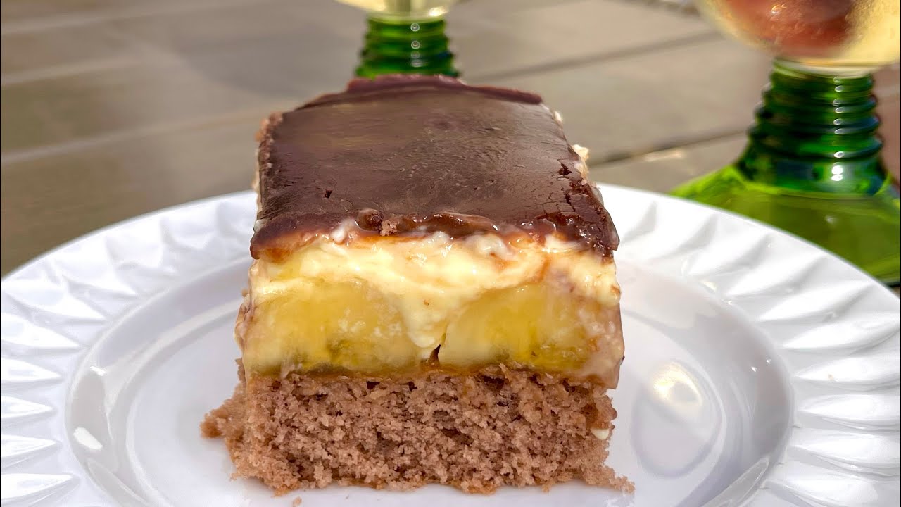 Ëmbëlsirë me banane dhe puding