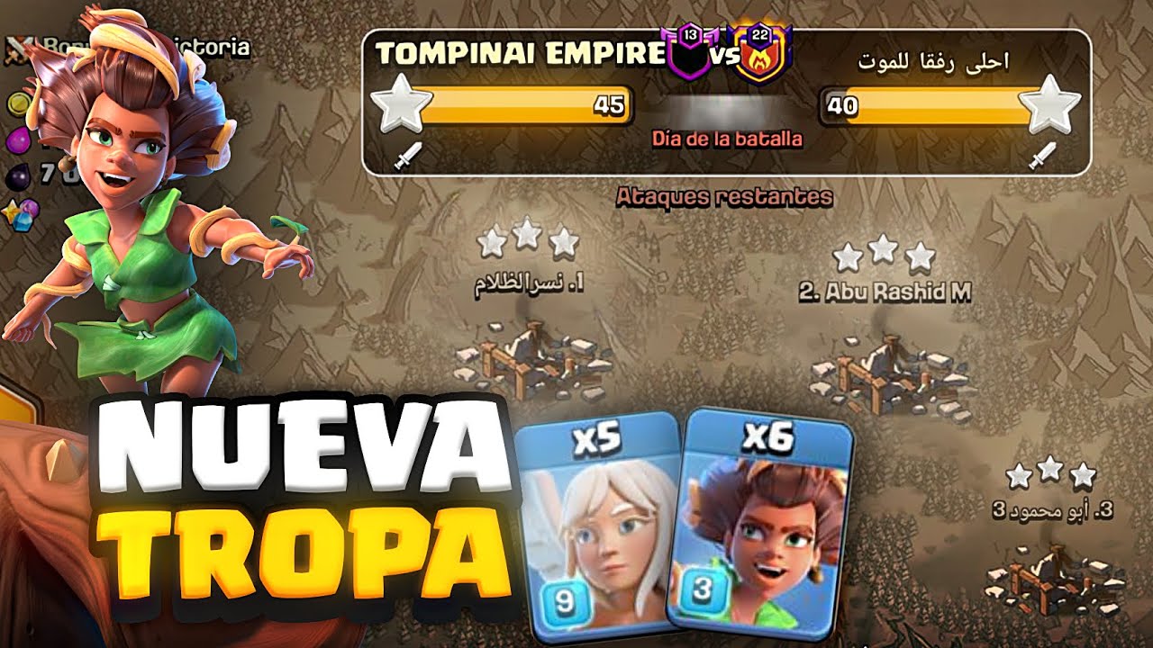 PRIMERA GUERRA PERFECTA CON QC + DRUIDAS | ESTRATEGIAS CLASH OF CLANS