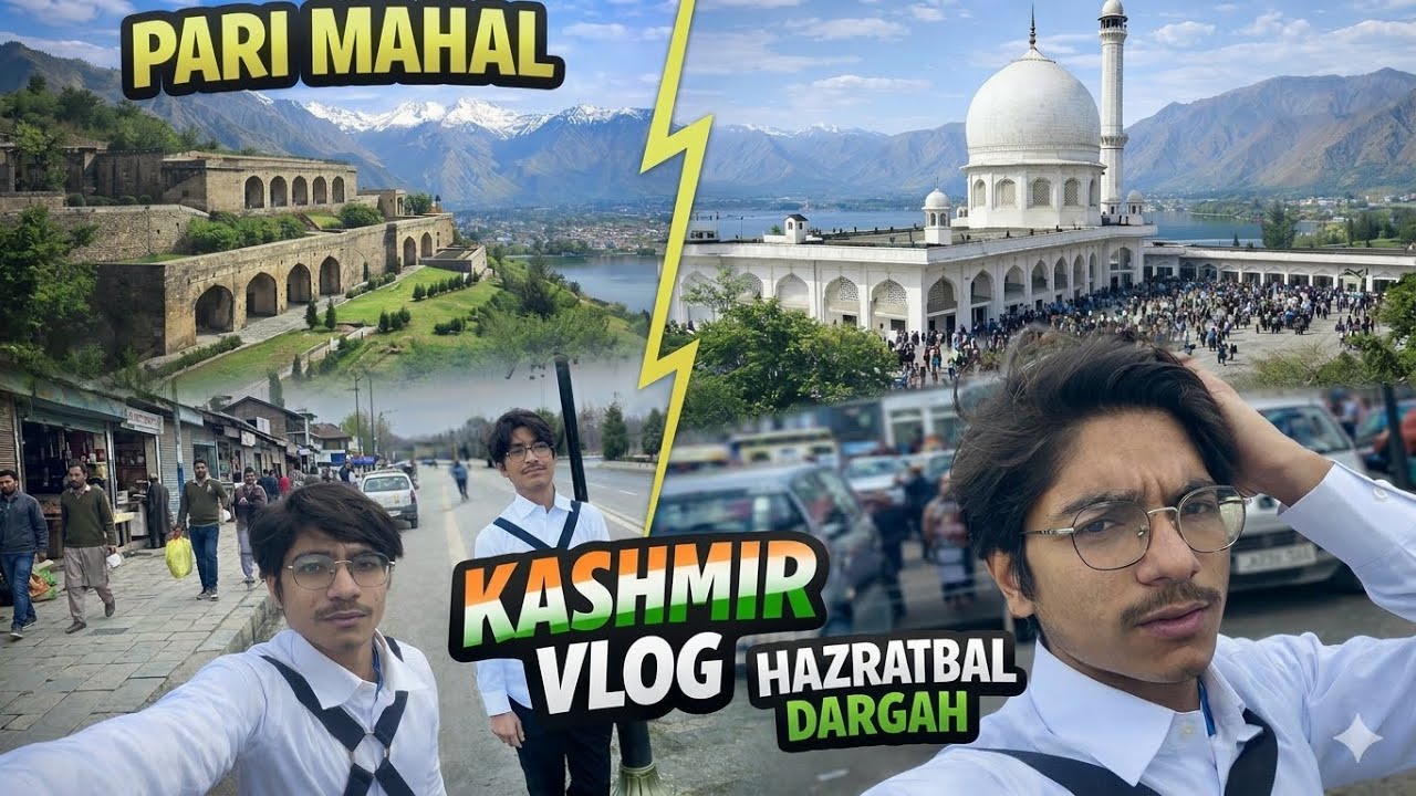 First Time in Kashmir? Don't Miss These Places! | Srinagar ki khobsurti aur sukon❣️Hazratbal Dargah