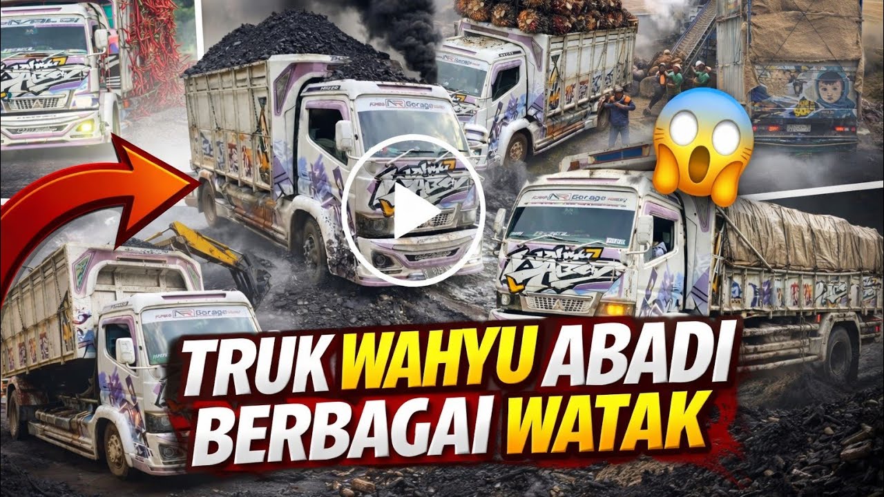 TRUK WAHYU ABADI PUNYA 7 WATAK?! Dari Cabe Sampai Batu Bara Bikin Melongo!