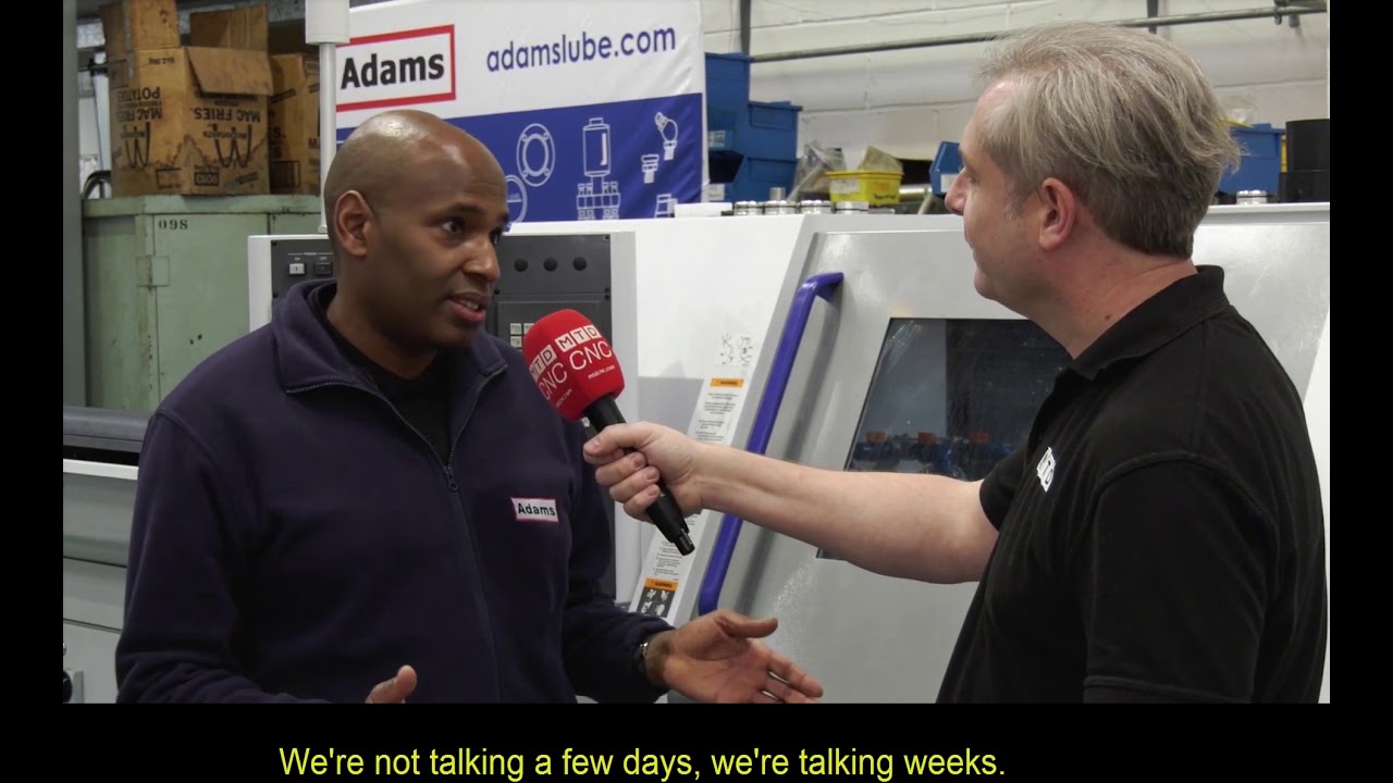 Adams Lubetech's first fixed head Miyano