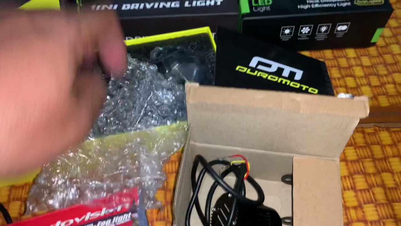Adu sinar lampu D2 laser beberapa merk, duromoto m1 vs lainnya