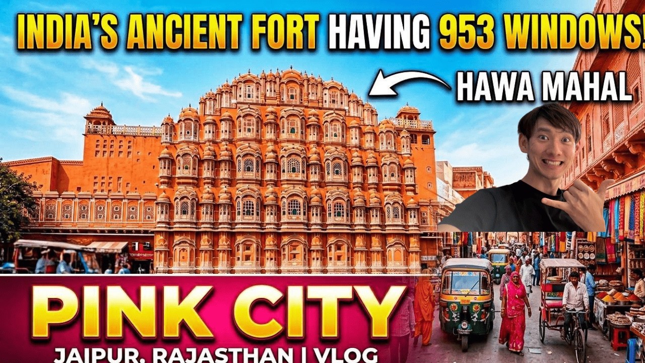 【JP & English Sub】Japanese travels alone India’s Pink City – Tourism Success Story That Surprised Me