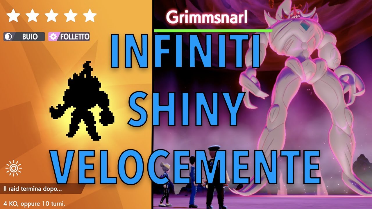 Come ottenere INFINITI pokémon SHINY nei RAID VELOCEMENTE
