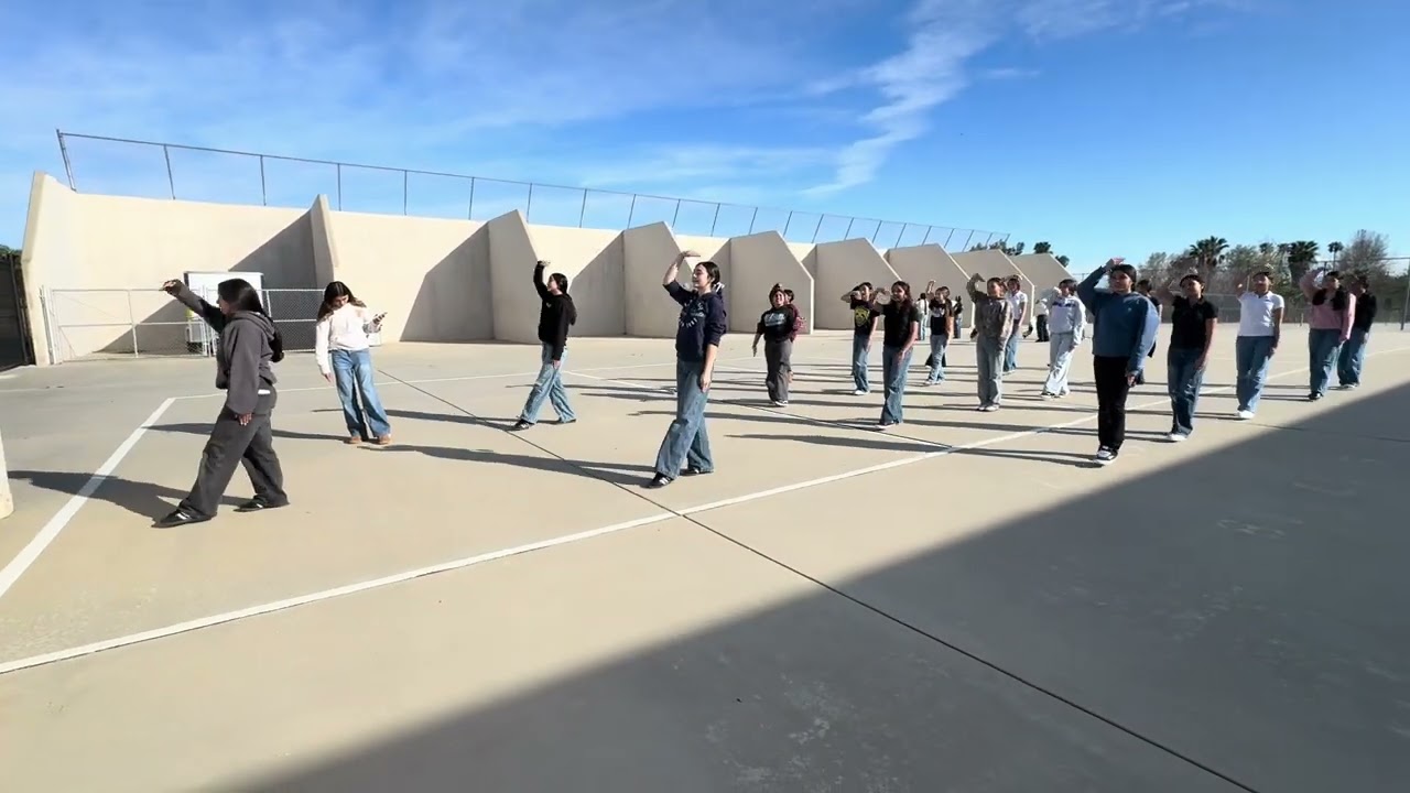 Oaks Middle Guard and Drill practice 