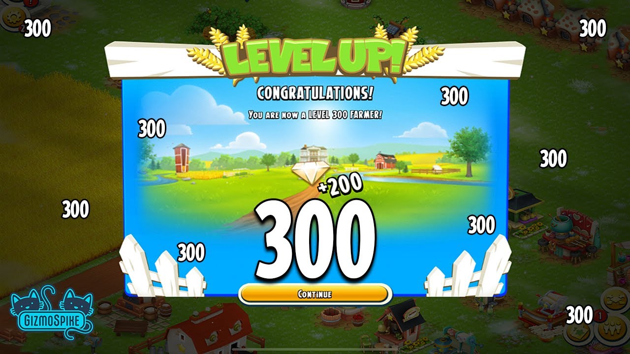 Hay Day-LEVEL UP 300!!