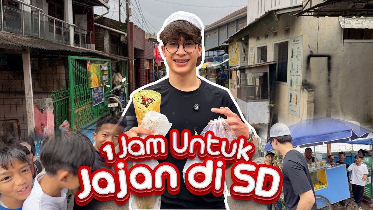 Lidah Bule vs Jajanan SD Micin Abang-Abang! Penjualnya Sampai Bingung?! 😂