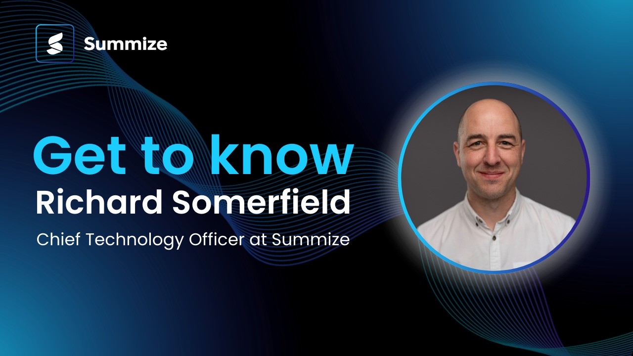 Get to know Richard Somerfield, Summize's Chief Technology Officer