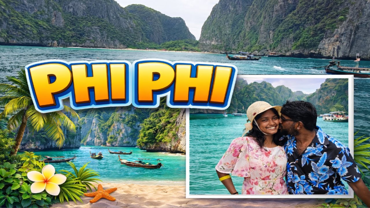 Lost in the Beauty of Phi Phi Island🌊Boat Ride Blue Sea#thailand #phiphiislands Episode - 15 #tamil
