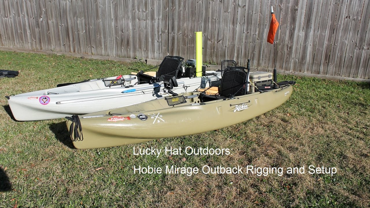 Hobie Mirage Outback Basic Rigging: Lucky Hat Outdoors Review 