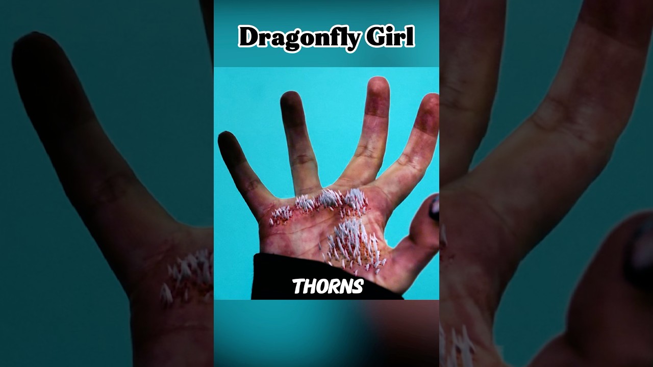The girl turned into a dragonfly girl!#fantasy #adventure
