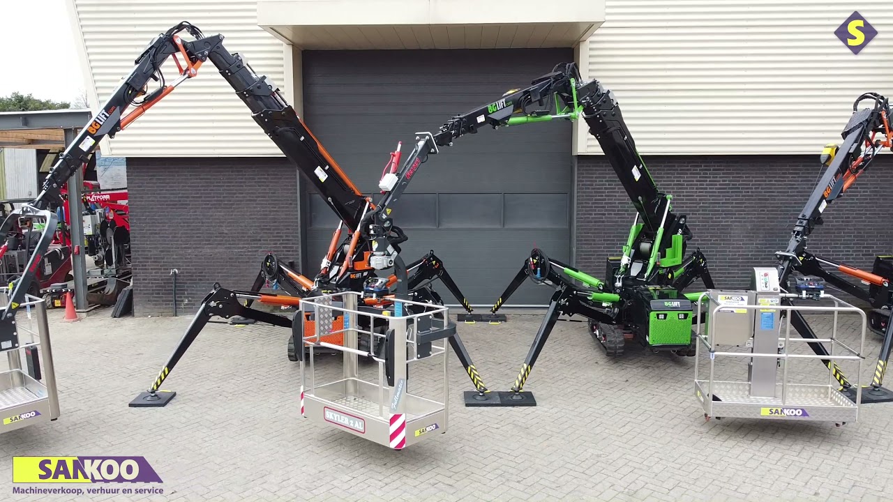 Bg Lift M250 Minihijskraan - 2 Persoons werkbak - Mini Crane and Aerial Working Platform in one