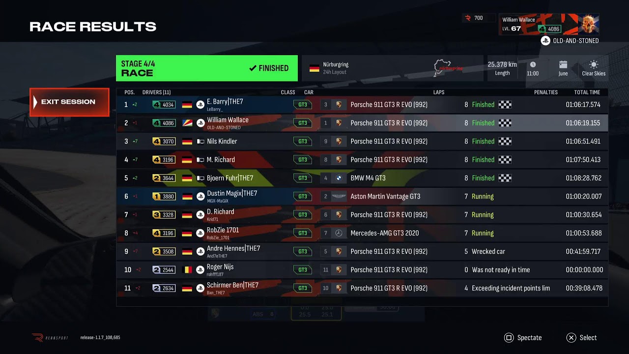 RENNSPORT the 7 ncs season race 1 nords