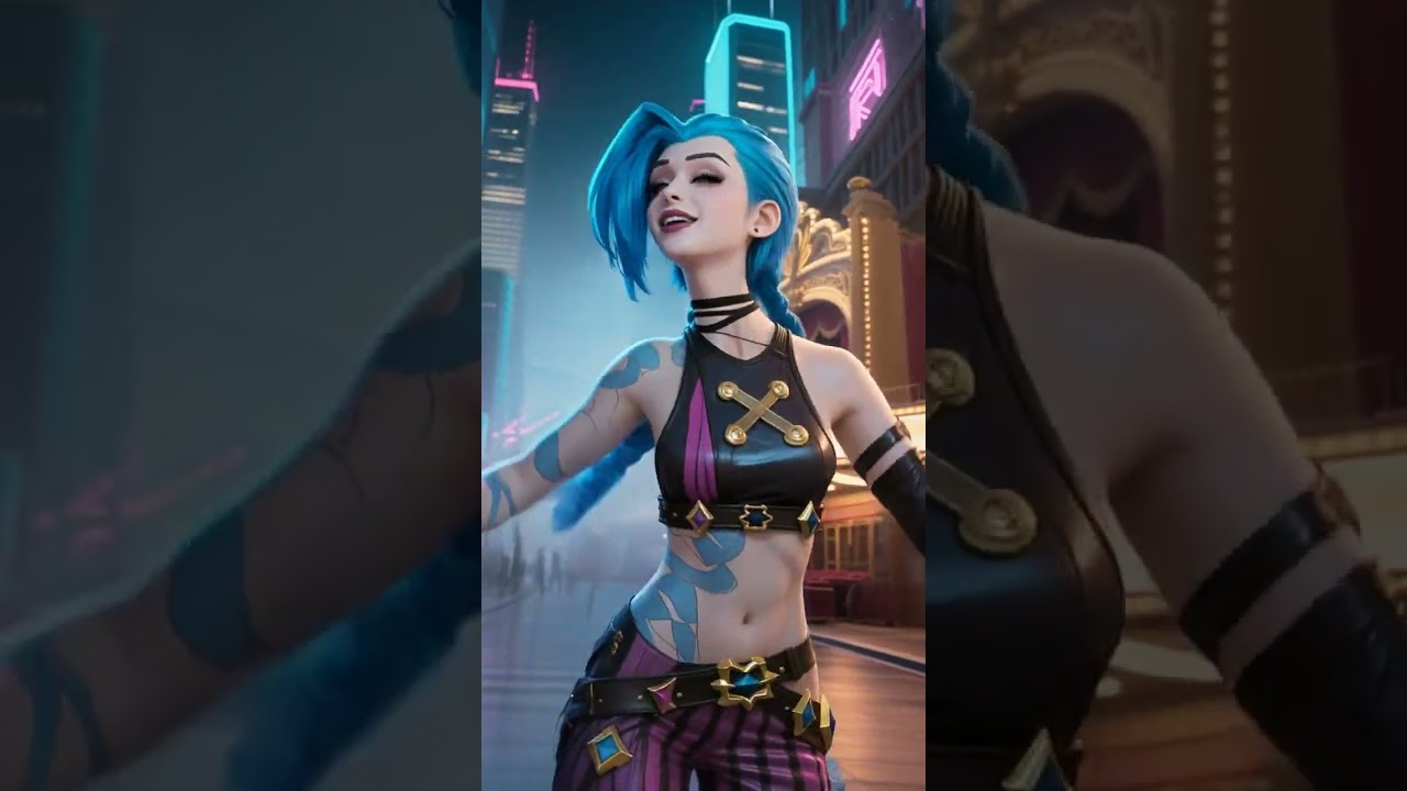 Jinx cosplay dance League chaos!#Jinx#cosplay#trending#viral#funny