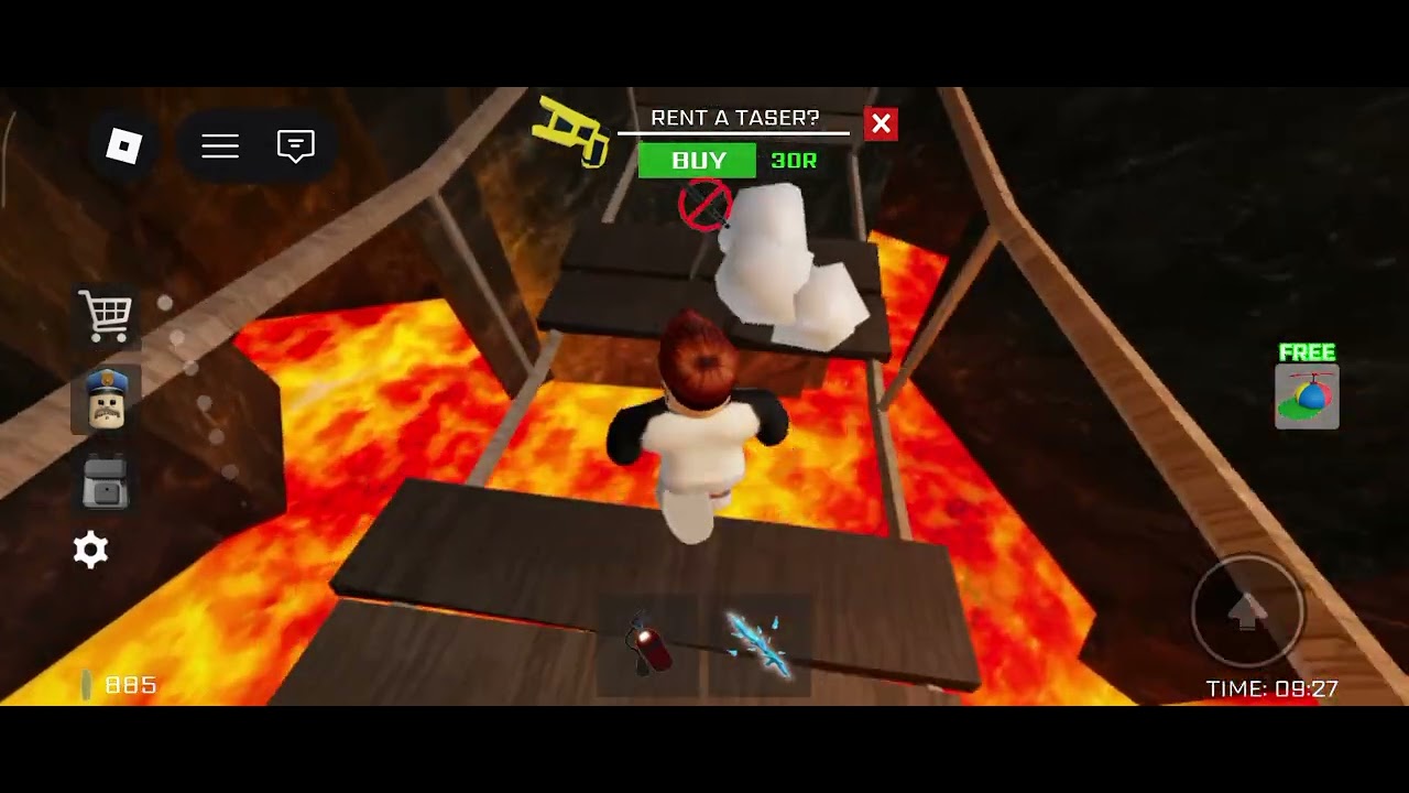 I playing Roblox Barry prison run with khuzaima and Musa gameplay 