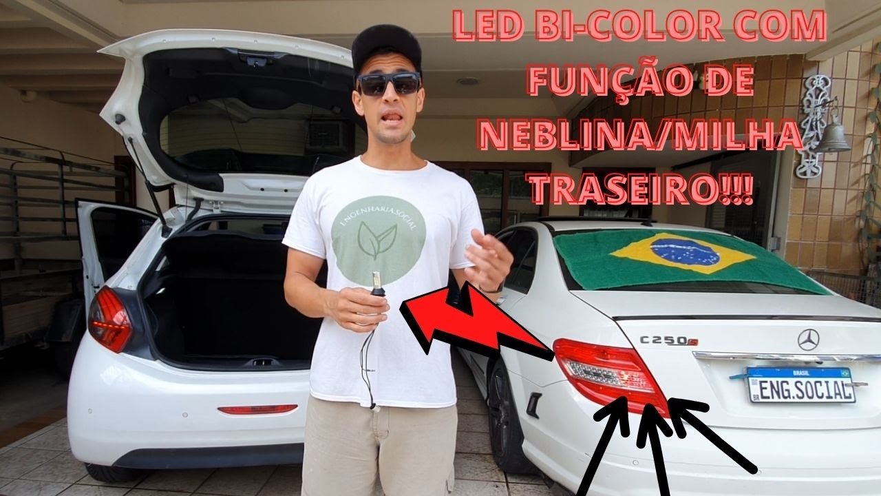LED DE RÉ COM FUNÇÃO DE MILHA/NEBLINA!!! VEJA COMO INSTALAR E CONFIRA O RESULTADO!!!!