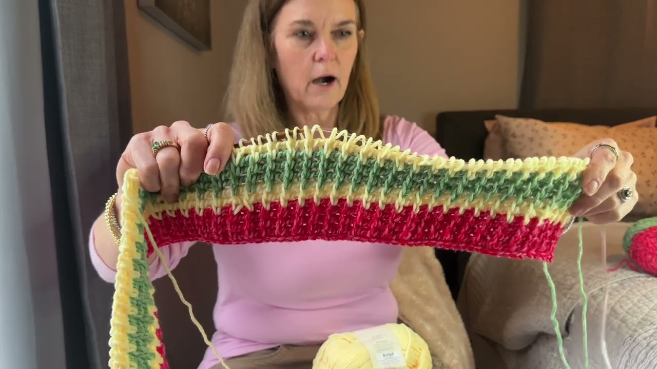 My Review of KnitPal Striped Market Bag Tunisian Crochet Kit