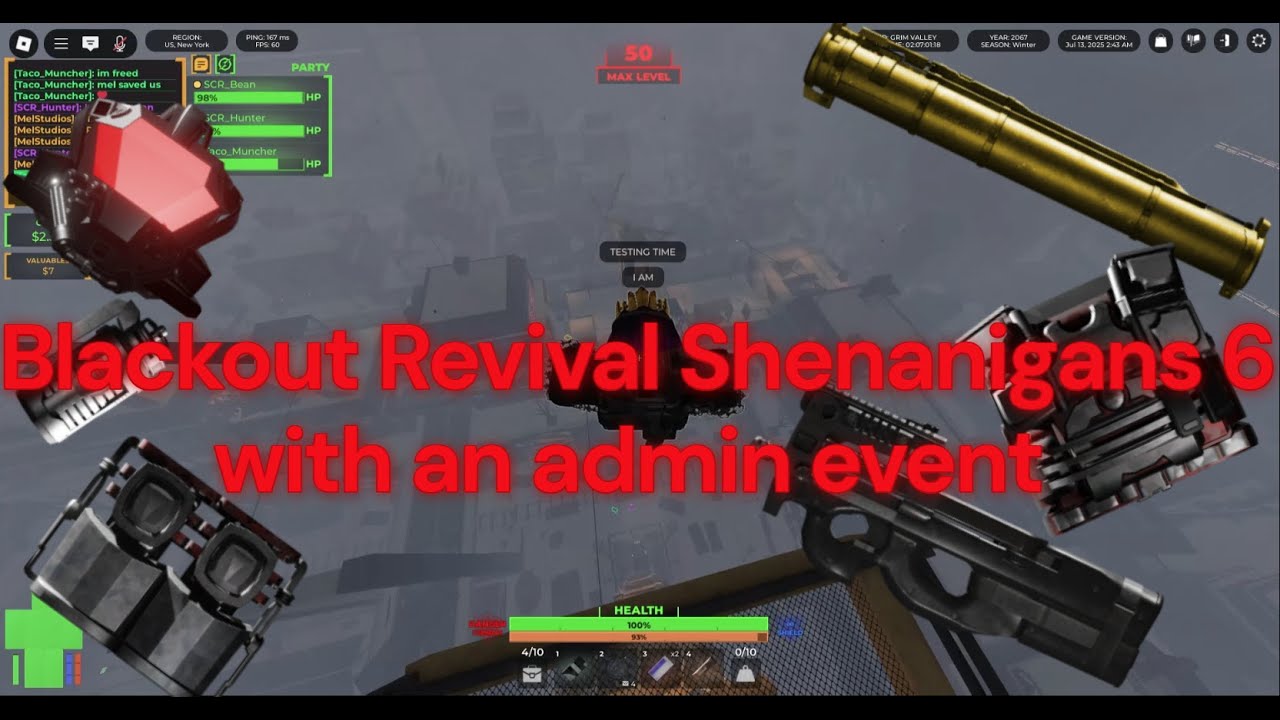 Blackout revival shenanigans 6 with an admin event #roblox #blackoutrevival #admin