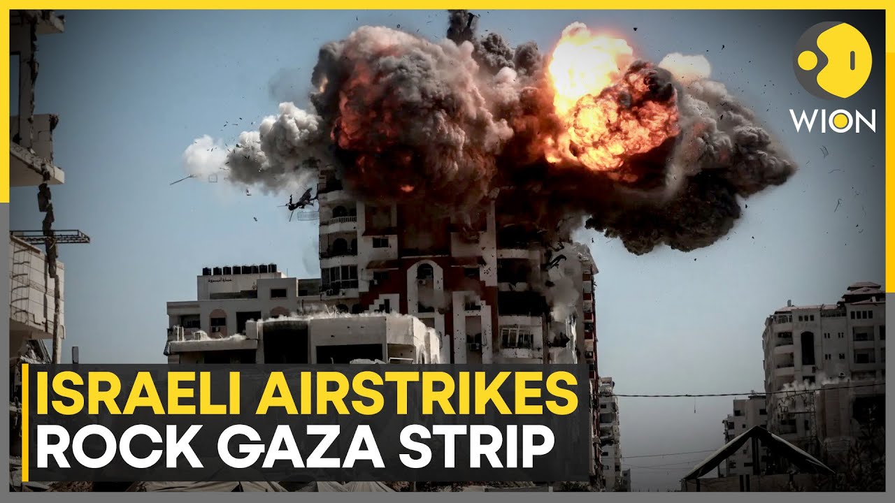 Israel-Gaza War: Israeli Airstrikes Hit Gaza Killing 6 | Palestinians Flee Gaza City | WION