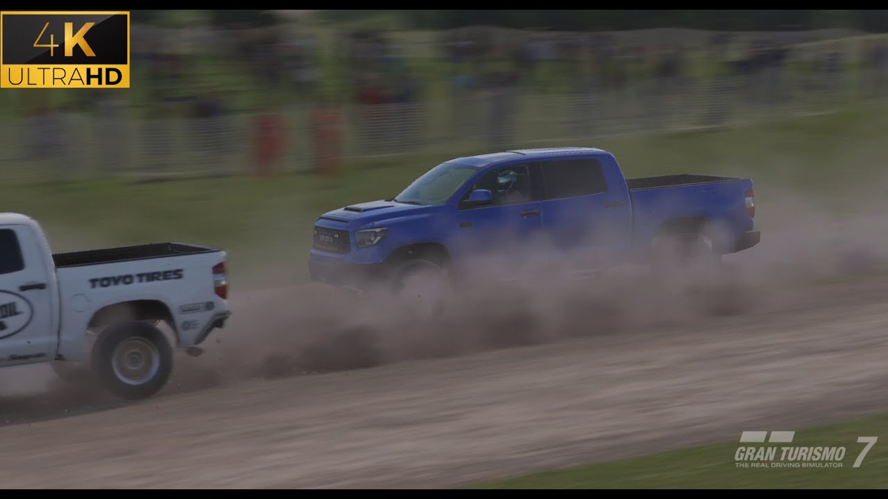 Gran Turismo 7 4K Toyota Tundra TRD PRO DIRT Gameplay t300 rs