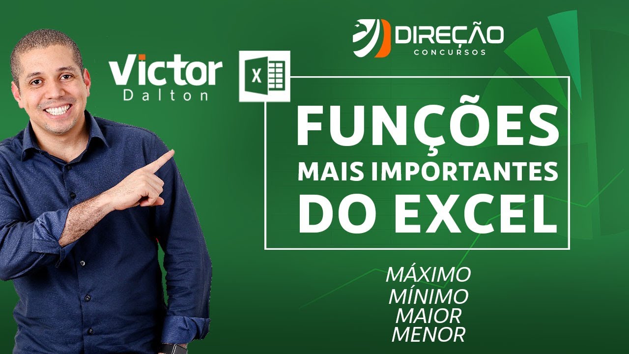 Funções MÁXIMO, MÍNIMO, MAIOR e MENOR (não misture um com o outro)