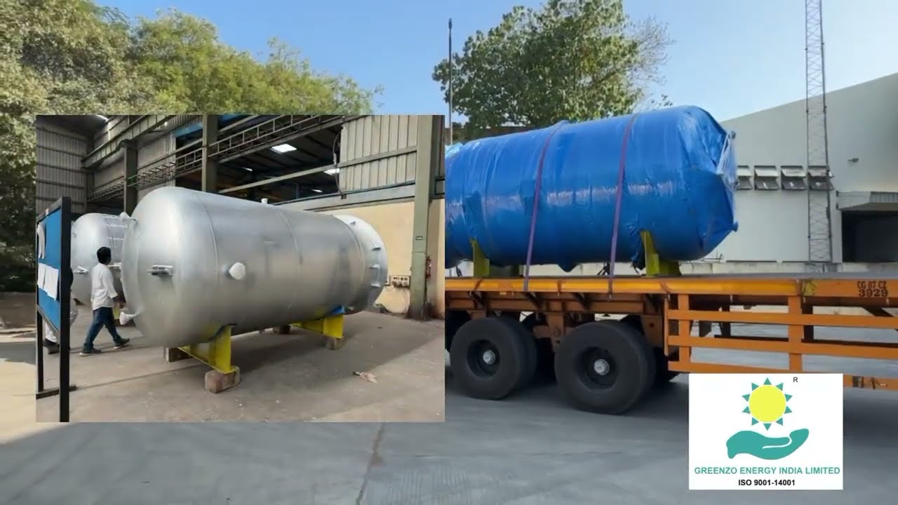 Dispatch in Progress | Hydrogen Buffer Tanks for Steel Industry | Greenzo Energy