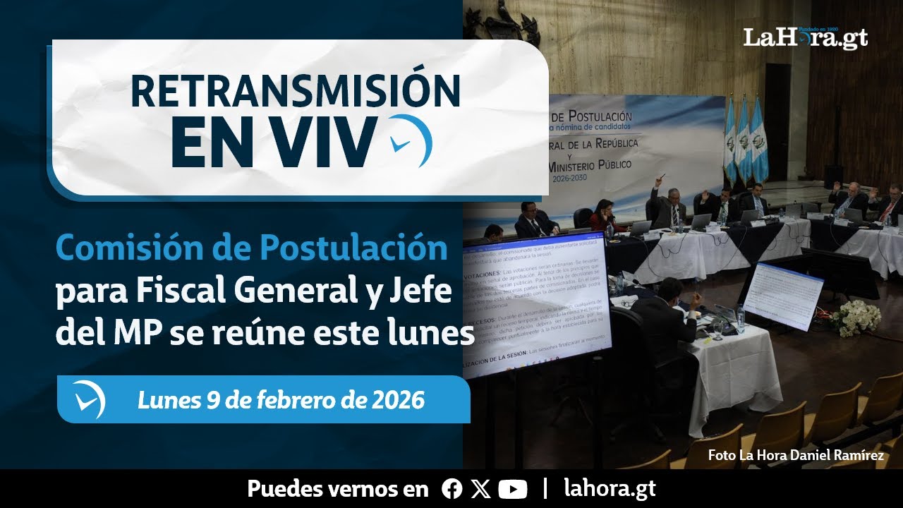 Comisión de Postulación para Fiscal General y Jefe del MP se reúne este lunes