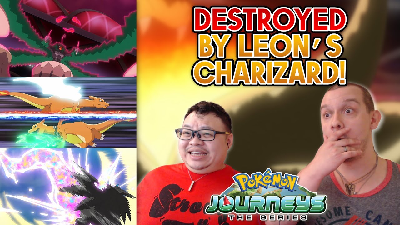 ALAIN GETS WIPED OUT!! LEON'S CHARIZARD IS INSANE!! Pokémon Journeys Episode 115 REACTION!