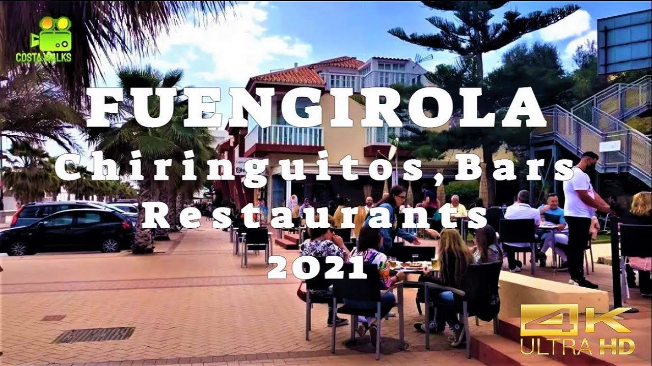 Fuengirola Chiringuitos Bars & Restaurants Malaga Costa Del Sol 2021 Spain, Spania, Spanien (1) 4K